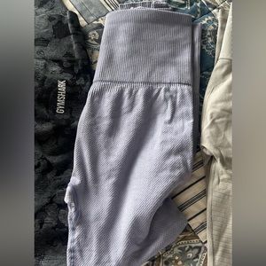 Gymshark seamless light purple leggings, size medium
